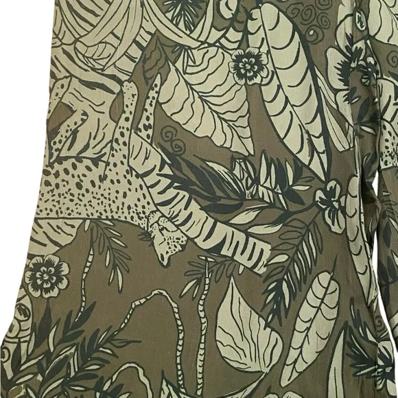 Farm Rio x Anthropologie Floral Print Wide-Leg Women’s Medium - Picture 10 of 16